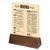 Olympia Menu Holder Made of Acacia Wood Holds Up to A4 Pack quantity - 10