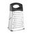 Vogue Heavy Duty Box Grater Black Stainless Steel