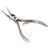 Curved Blade Salmon Fish Bone Tweezers Made with a Curved End 0.09 kg
