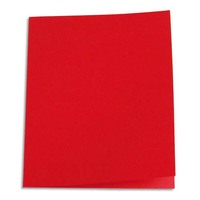 PERGAMY Paquet de 100 chemises carte 170 grammes coloris Rouge