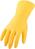 Rękawiczki gospodarcze HS żółte rozmiar 7