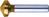 Pogłębiacz stożkowy HSS TiN, chwyt cylindryczny 120° 16,5mm FORMAT