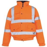 Hi vis bomber jacket