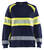 Damen High Vis Sweatshirt 3409 marineblau/High Vis gelb