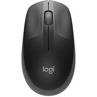 Logitech M190 teljes méretű vezeték nélküli optikai egér sötétszürke-fekete (910-005905)