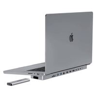 INVZI USB-C dokkoló állomás MacBook Pro 16-hoz ezüst (MH01-13)