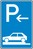 Verkehrszeichen VZ 315-82 Parken auf Gehwegen (Ende), 900 x 600, 2mm flach, RA 2