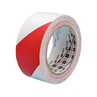 3M™ 7100015266 767i Hazard Marking Vinyl Tape PVC Red/White 50mm x 33m