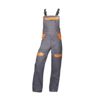 Ardon® Cool Trend munka kantáros nadrág, meret 62, szurke/narancssárga