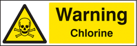 SPARTEX 24442G WARNING CHLORINE (300X100MM) 2: SELF ADHESIVE VINYL