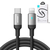 Kabel przewód do iPhone USB-C - Lightning A10 Series 20W 2m czarny