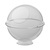 Acrylic Sphere / Display Sphere "Cornus" | 400 mm 140 mm