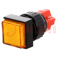 Switch: push-button; Pos: 2; SPDT; 3A/250VAC; 2A/24VDC; ON-(ON)