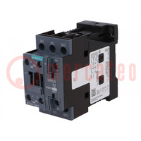 Contactor: 3-pole; NO x3; Auxiliary contacts: NO + NC; 24VDC; 32A