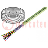 Wire; UNITRONIC® LiYCY (TP); 16x2x0.5mm2; PVC; grey; 500V; CPR: Eca