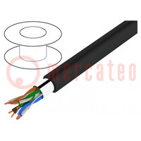 Wire; F/UTP; 4x2x24AWG; industrial Ethernet,outdoor; 5e; stranded