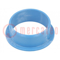 Bearing: sleeve bearing; with flange; Øout: 39mm; Øint: 35mm; blue