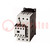 Contactor: 3-pole; NO x3; Auxiliary contacts: NC x2,NO x2; 24VDC