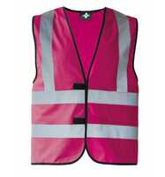 Korntex Hi-Vis Safety Vest With 4 Reflective Stripes Hannover KX140 XXL Magenta