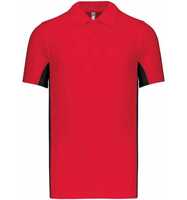 Cotton Classics-20.K232 Poloshirt Kariban Gr. 2XL red/black
