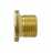 DIN 908 Verschlussschrauben mit Innensechskant u. Bund, zylindrisches Rohr-Gewinde 3/4" x 20, Messing blank