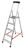 Hailo 8845-011 Escalera de tijera profesional Alu PRO (5 peldaños)