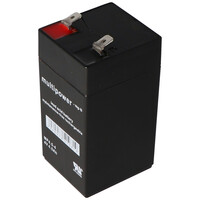 Multipower MP4.5-4 Akku PB Blei 4 Volt, 4500mAh, 6,3mm Kontakte