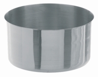 Evaporating dish high shape, 18/8 steeldiam. 200 mm, height 160 mm, cap. 5000 ml