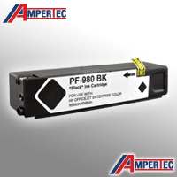 Ampertec Tinte ersetzt HP D8J10A 980 schwarz