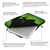 PEDEA Design Schutzhülle: green frog 17,3 Zoll (43,9 cm) Notebook Laptop Tasche