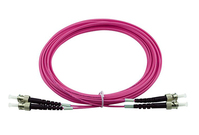 BlueOptics SFP3333FU1MK Glasfaserkabel 1 m ST OM4 Pink