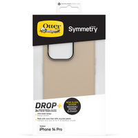 OtterBox Symmetry-hoesje voor iPhone 14 Pro, schokbestendig, valbestendig, dunne beschermende hoes, 3x getest volgens militaire standaard, Antimicrobieel, Don´t even chai