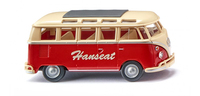 Wiking VW T1 Sambabus "Hanseat" Autóbusz modell Előre összeszerelt 1:87