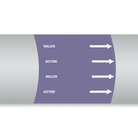 Brady 308810 selbstklebendes Etikett Rechteck Permanent Violett