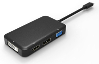 Microconnect USB3.1CCOM10 USB-Grafikadapter 3840 x 2160 Pixel Schwarz