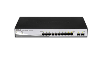 D-Link DGS-1210-10 Vezérelt L2 Gigabit Ethernet (10/100/1000) 1U Fekete, Szürke