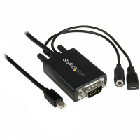 StarTech.com Cavo Adattatore Mini DisplayPort a VGA - Convertitore mDP a VGA con audio - 1920 x 1200 da 2m