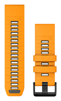 Garmin QuickFit Band Grafitowy, Pomarańczowy Silikon