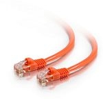 C2G Cat5e Snagless Patch Cable Orange 10m câble de réseau