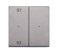 Merten MEG5226-0460 Wandplatte/Schalterabdeckung Aluminium