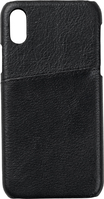 eSTUFF Iphone X Leather case mobiele telefoon behuizingen Hoes Zwart