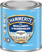 Hammerite Innen Metallschutz- & Heizkörperlack Seidenmatt Weiss 0,5 l