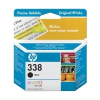 HP 338 Black Inkjet Print Cartridge with Vivera Ink Druckerpatrone Original Schwarz
