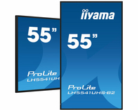 iiyama LH5541UHS-B2 signage display Kiosk 138,7 cm (54.6") LCD 500 cd/m² 4K Ultra HD Czarny Procesor wbudowany 18/7