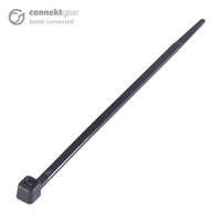 connektgear Plastic Cable Ties (High Tensile Strength) 100 x 2.5mm - Pack of 100 Black