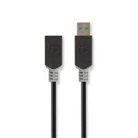 Nedis CCBW61710AT015 USB-kabel 0,15 m USB 3.2 Gen 1 (3.1 Gen 1) USB C USB A Antraciet