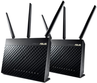 ASUS RT-AC68U wireless router Gigabit Ethernet Dual-band (2.4 GHz / 5 GHz) Black
