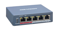 Hikvision Digital Technology DS-3E1105P-EI hálózati kapcsoló Fast Ethernet (10/100) Ethernet-áramellátás (PoE) támogatása Kék