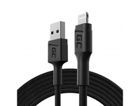Green Cell KABGC18 lightning cable 2 m Black