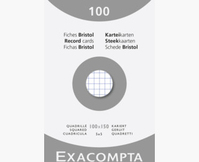 Exacompta 13202E index card White